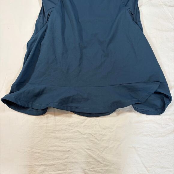 Adidas women’s performance dress. Golf. Tennis. M. Navy. Mock neck. Quarter zip - Picture 5 of 7